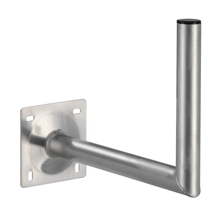 Bras Coudé Aluminium Ø 50Mm. Déport 200Mm, Haut 345Mm