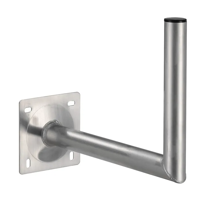 Bra Coudé Aluminium Ø 50Mm Déport 200Mm, Haut 345Mm