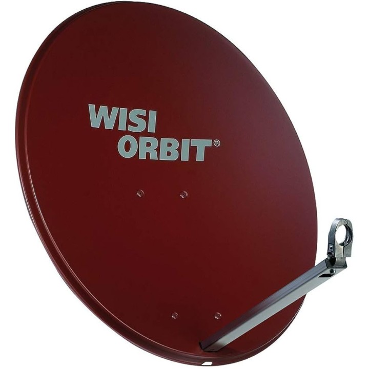 Parabole 80 Alu Wisi  Rouge Tuile
