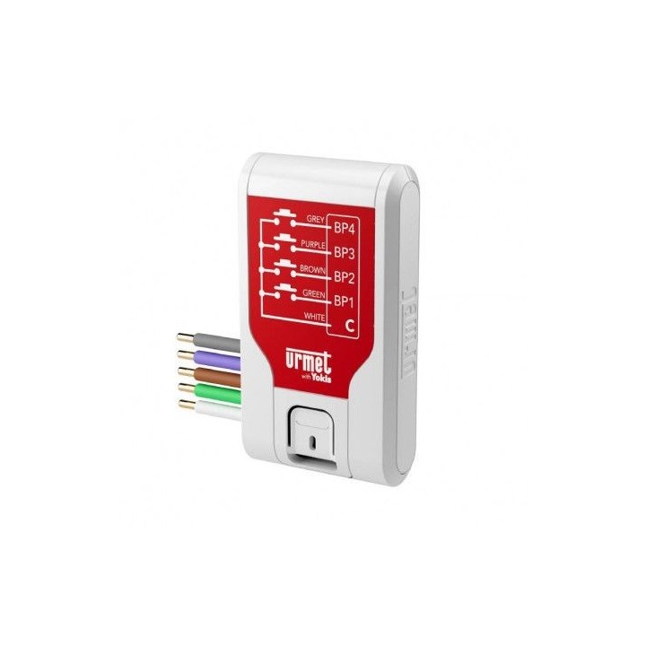 Emetteur encastrable E4BP-UP Urmet with Yokis - 4 canaux - Radio Zigbee