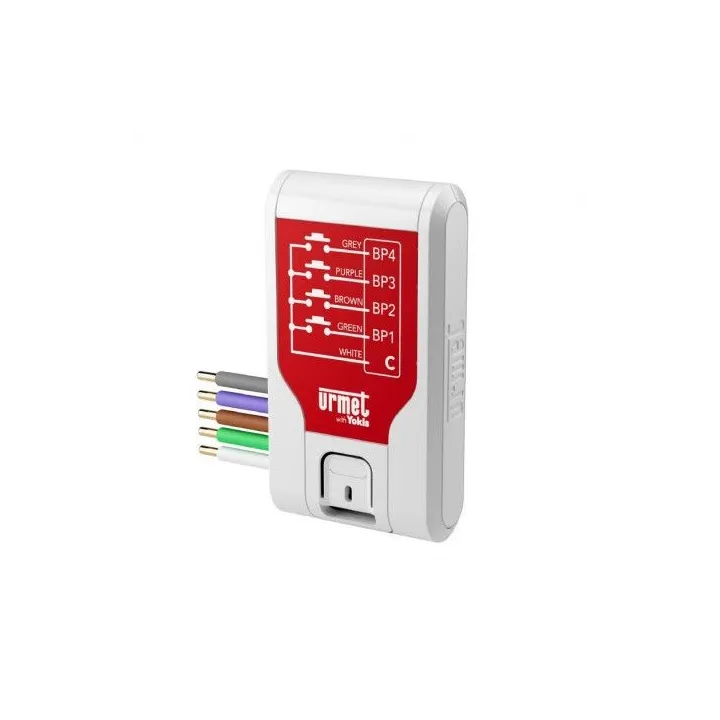Emetteur Encastrable E4Bp-Up Urmet With Yoki - 4 Canaux - Radio Zigbee