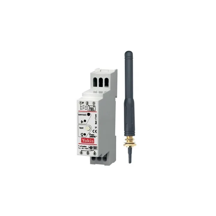 Micromodule Télérupteur 10A Modulaire Radio Power Avec Antenne Extérieure