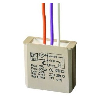 Télérupteur temporisé encastré Yokis MTT500E
