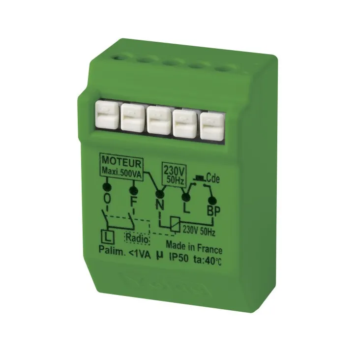 Micromodule Volet Roulantenne Encastré Radio Power