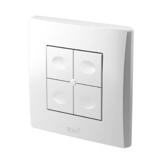 Yokis Tlm4-Up - Télécommande Murale, 4 Touche Zigbee Up