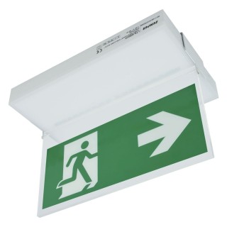 Porte Etiquette Non Serigrap-Saillie Plafond/Mural-Picto Inclu