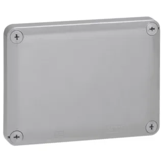 Boîte De Dérivation Rectangulaire Plexo 155X110X74Mm - Ral7037 Et Ral3000