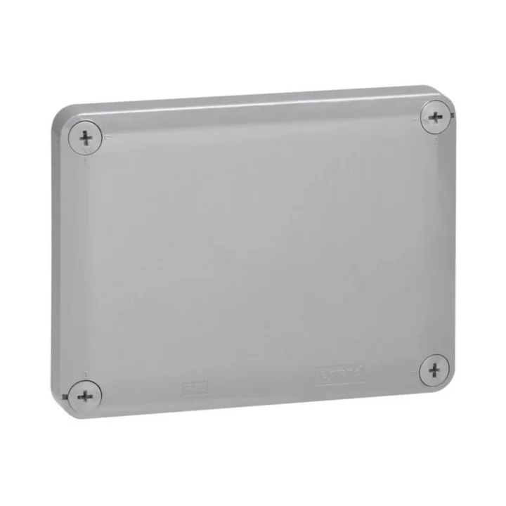 Boîte De Dérivation Rectangulaire Plexo 155X110X74Mm - Ral7037 Et Ral3000