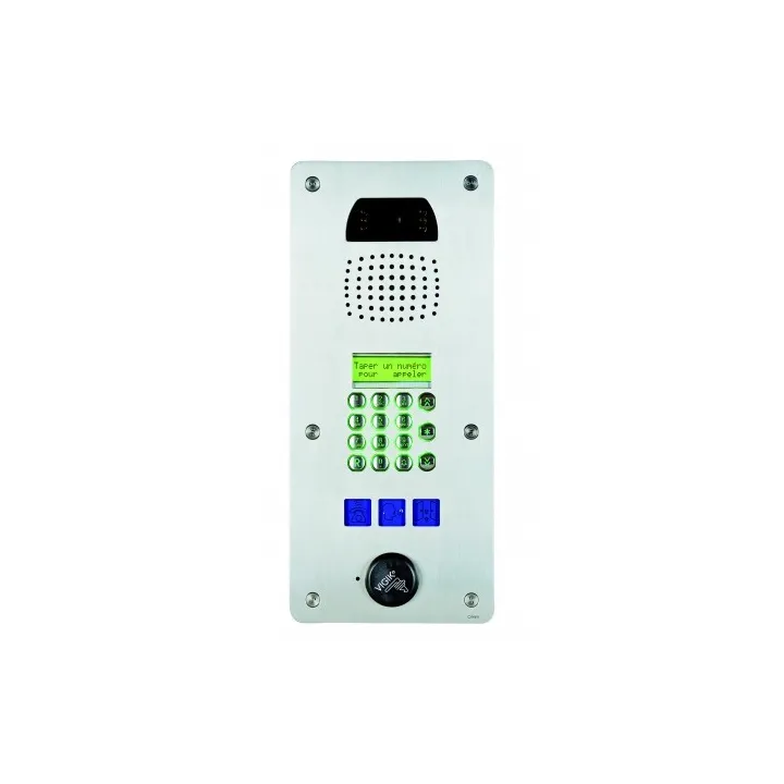 Platine De Rue Vidéo Unité Due Fili Vidéo Clavier Acier Flat Modifie