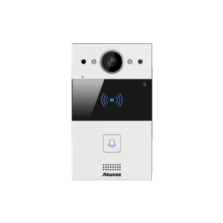 Interphone Vidéo Compact Sip Avec 1 Bouton Et Boucle Magnétique