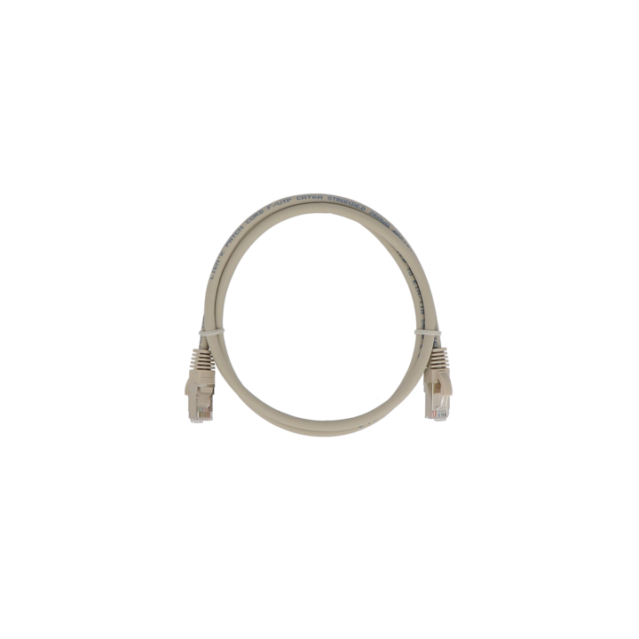 Cordon Cat6A S/FTP Blanc 1m (500Mhz) LSZH