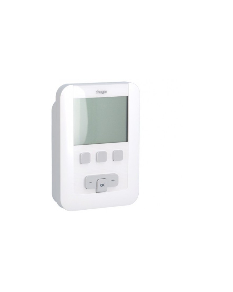 Thermostat Ambiance Programmable Digital Chauf Eau Chaude 2 Fils