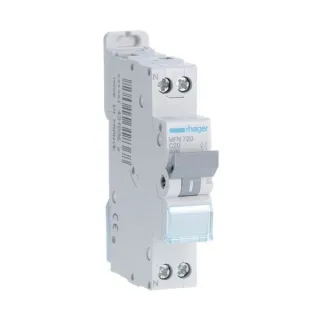 Disjoncteur 25A 1P+N 3Ka Courbe C Connexion À Vis 1 Module