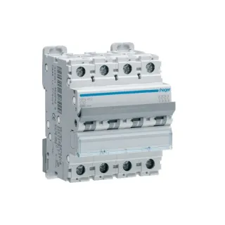 Disjoncteur 4P 6-10Ka Courbe C - 20A 4 Module