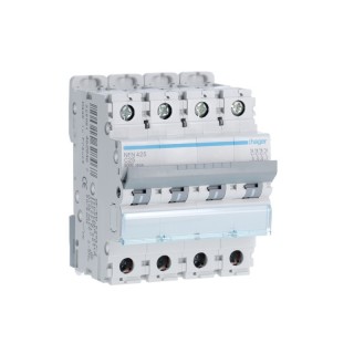 Disjoncteur 4P 6-10kA courbe C - 25A 4 modules