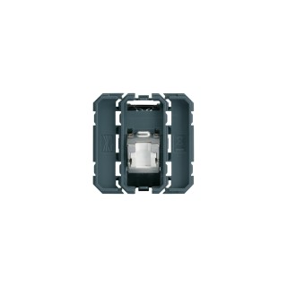 RJ45 gallery cat.6 STP 2M incline 45°