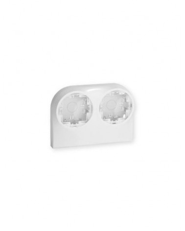 BoÃ®tier Double Pour Appareillage Optimatm Sur Optima Tm 34X16 Blanc