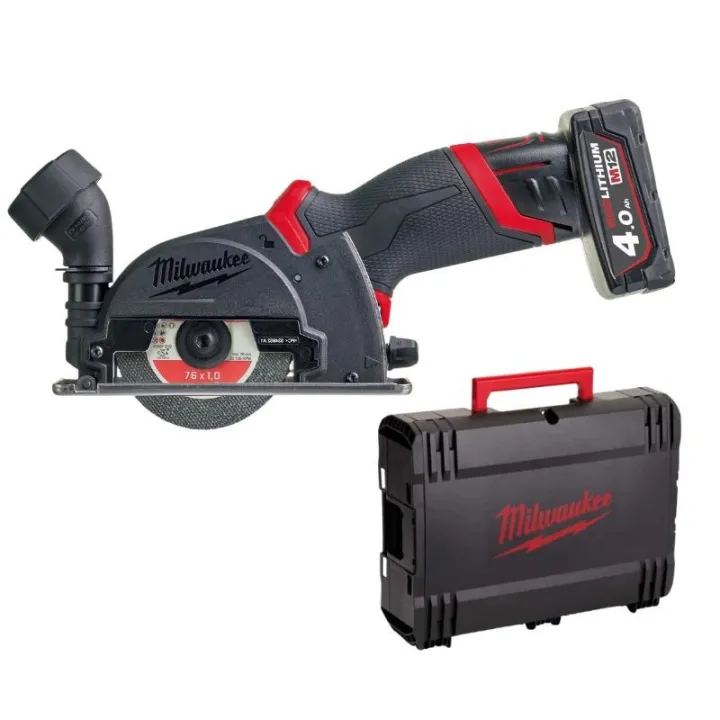 M12 Fcot-422X-Meuleuse D'Angle Compacte, 12V, 4,0Ah & 2,0Ah, 20
