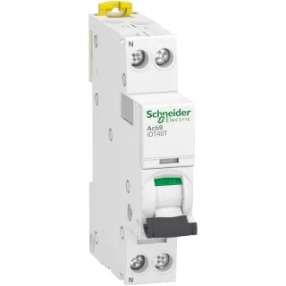 Acti9 Idt40T - Disjoncteur Modulaire - 1P+N - 32A - Courbe C - 4500A/6Ka