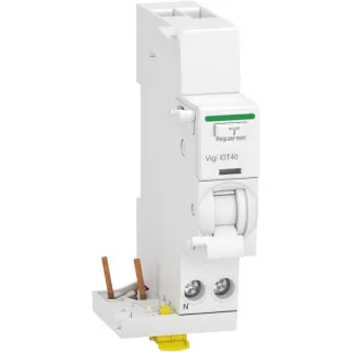Acti9 Idt40 - Bloc Diff Vigi Départ - 1P+N - 40A - 30Ma - Type Ac