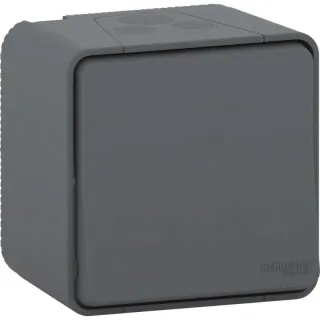 Mureva Styl - Va Et Vient - Saillie - Ip55 - Ik08 - Connexion Auto - Gris