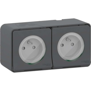 DBLE PC 2P+T GRIS SAILLIE
