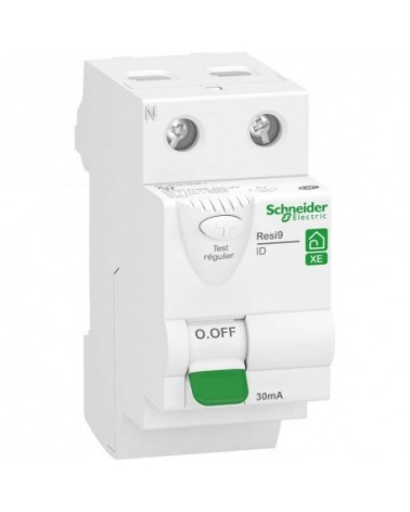 Resi9 Xe - Interrupteur DiffÃ©rentiel - 2P - 40A - 30Ma - Type A - Embrochable