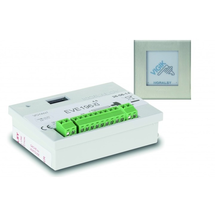 Kit Centrale Vigik Connectable Avec Lecteur Format Modulaire En Encastrement