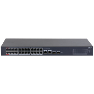 Switch Gigabit 24 ports PoE + 2 SFP - Cloud Manageable - 240W