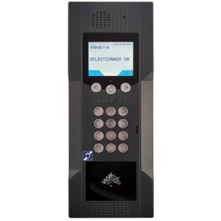 Pack Complet 200 Noms : 1 Interphone Vidéo Intracode Avec Écran