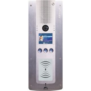 Portier Audio Vidéo Ip/Sip À Défil Phmr+Lect 13,56 Mhz Sécurisé