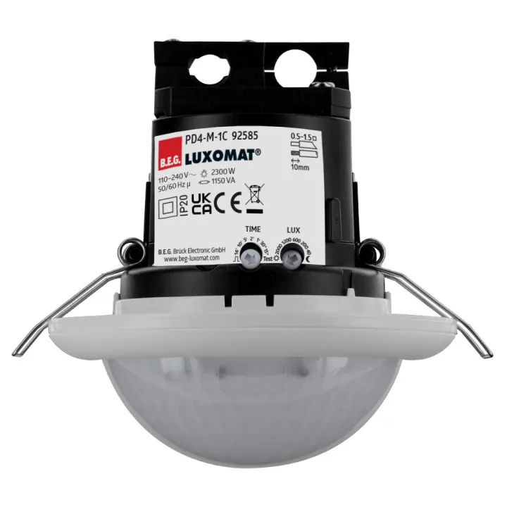 Pd4-M-1C-Fp Détecteur De Présence 360° Faux Plafond Télécommandable Ip20 Ø24 M