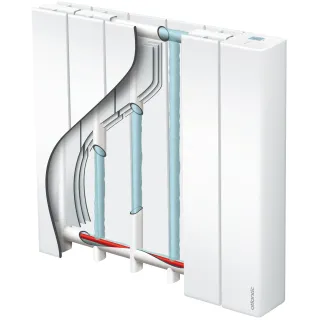 Radiateur Chaleur Douce Accessio Digital 2 Horizontal 0750W Blanc