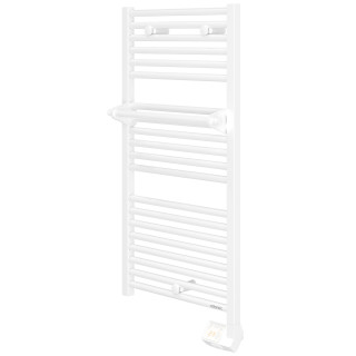 Radiateur sèche-serviettes électrique 2012 digital étroit 0300W blanc