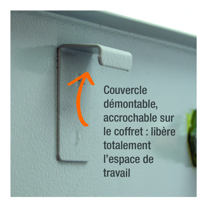 Coffret ACMB en métal 435 x 345 x 116 mm Emplacements 1+1 ou 2