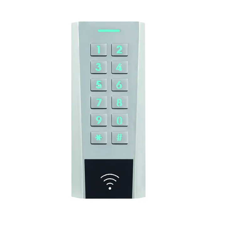 Clavier/Lecteur Rfid Axk4 Métal Ip66 13.56 Mhz Ms 12/24V Ac/Dc 999U 2R C2