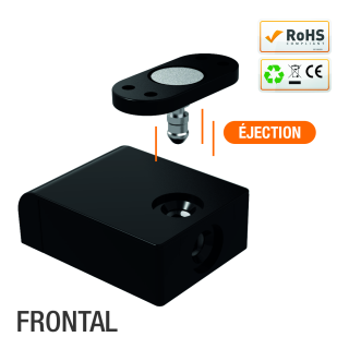 Verrou électrique miniature à éjection Ap 1100 N émission 12/24V