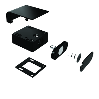 Verrou électrique miniature Ap 400 lbs émission/rupture 12/24V D