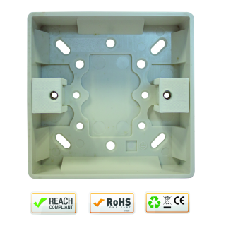 Boîtier Applique Abs 85 X 85 X 30 Mm Pour Exs86Enc