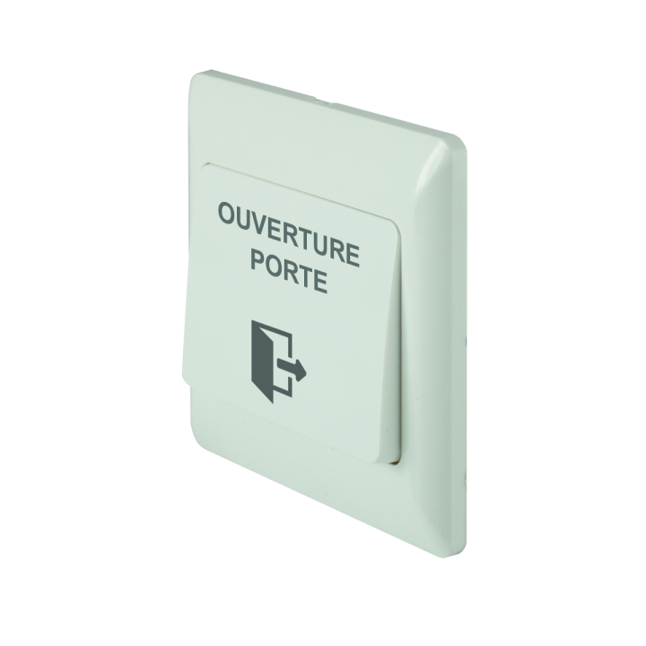 Bouton Poussoir Abs Enc 86X86X8/14 Mm Contact Inverseur Co/No/Nf