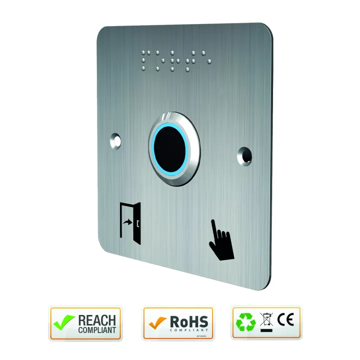 Capteur Ir Diam. 19 Mm 12/24V Dc Halo Bleu/Vert Rel. Temporisé + Ssp201