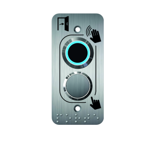CAPTEUR IR PMR D19mm 12/24V DC BLEU/VERT BUZZER REL.