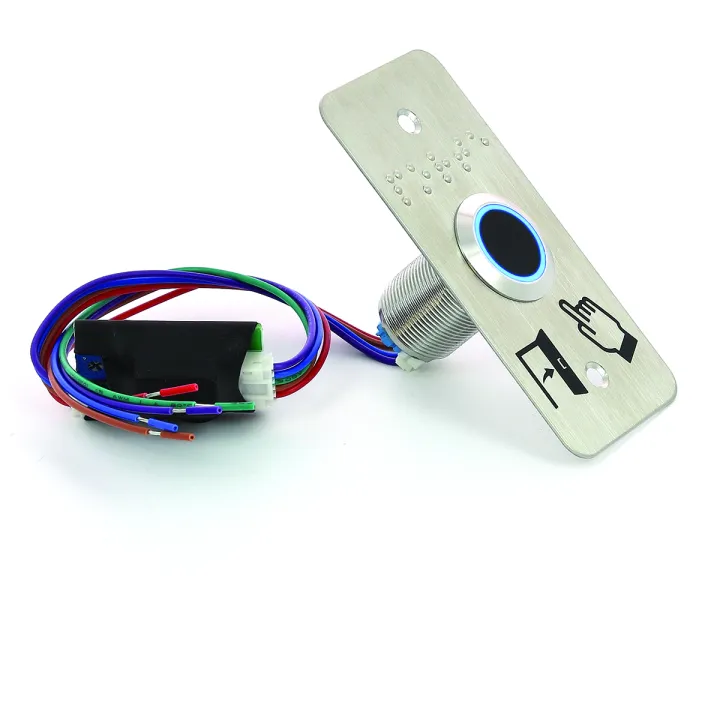 Capteur Ir Diam. 19 Mm 12/24V Dc Halo Bleu/Vert Buzzer Rel. Temporisé + Ssp101