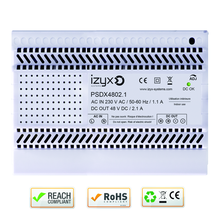 Alimentation Rail Din 7M 230V Ac / 48V Dc / 2,1A