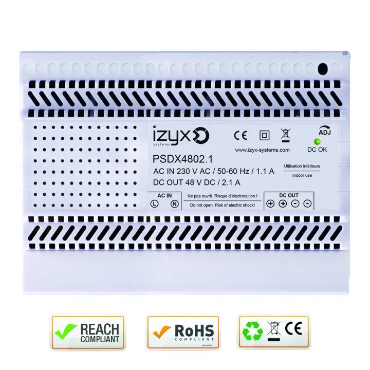Alimentation Rail Din 7M 230V Ac / 48V Dc (48-56V) / 2,1A