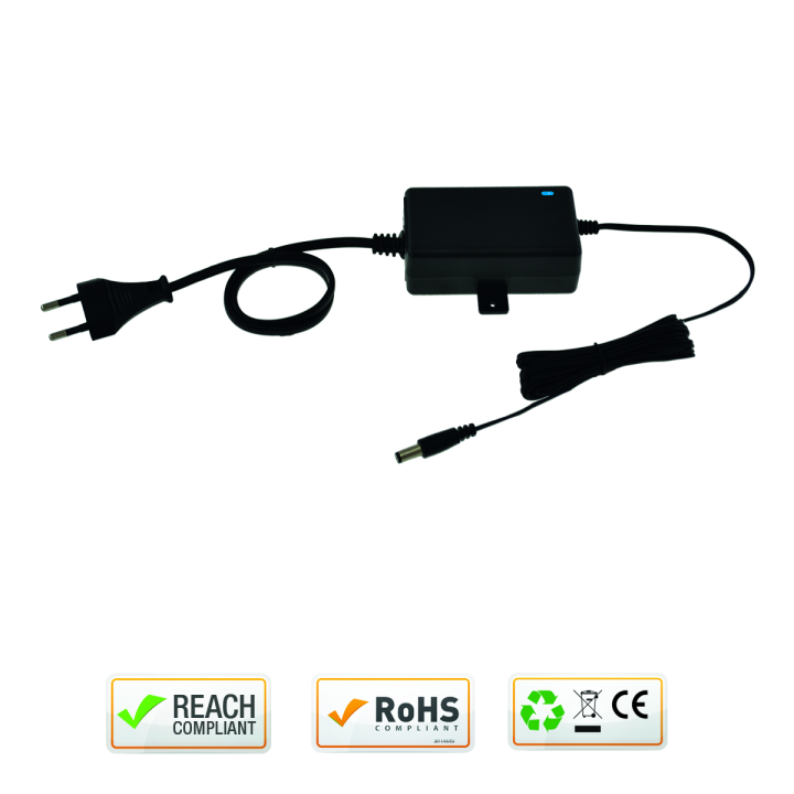 Alimentation Bloc Table 230V Ac / 12V Dc / 2A Câble 2M Avec Fiche Dc
