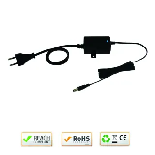 Alimentation Bloc Table 230V Ac / 12V Dc / 1A Câble 2M Avec Fiche Dc