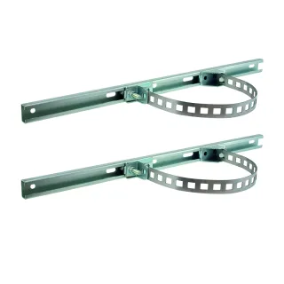 Kit De Fixation Poteau (Diam. Max. 200 Mm) Pour Psw Et Pswb (Larg. Max 600 Mm)