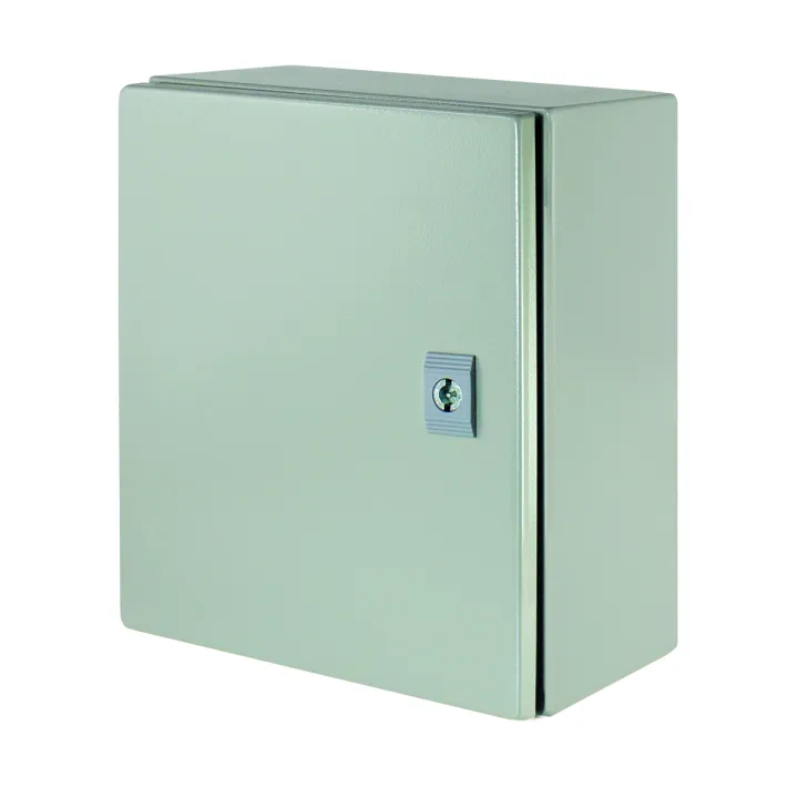 Coffret Étanche Pswb Ip 66 En Métal 250 X 300 X 150 Mm Avec Plaque De Fond