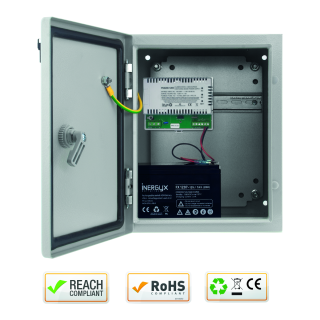 Alimentation Chargeur Psw Ip 66 230V Ac / 12V Dc / 4,4A / 250 X 300 X 150 Mm